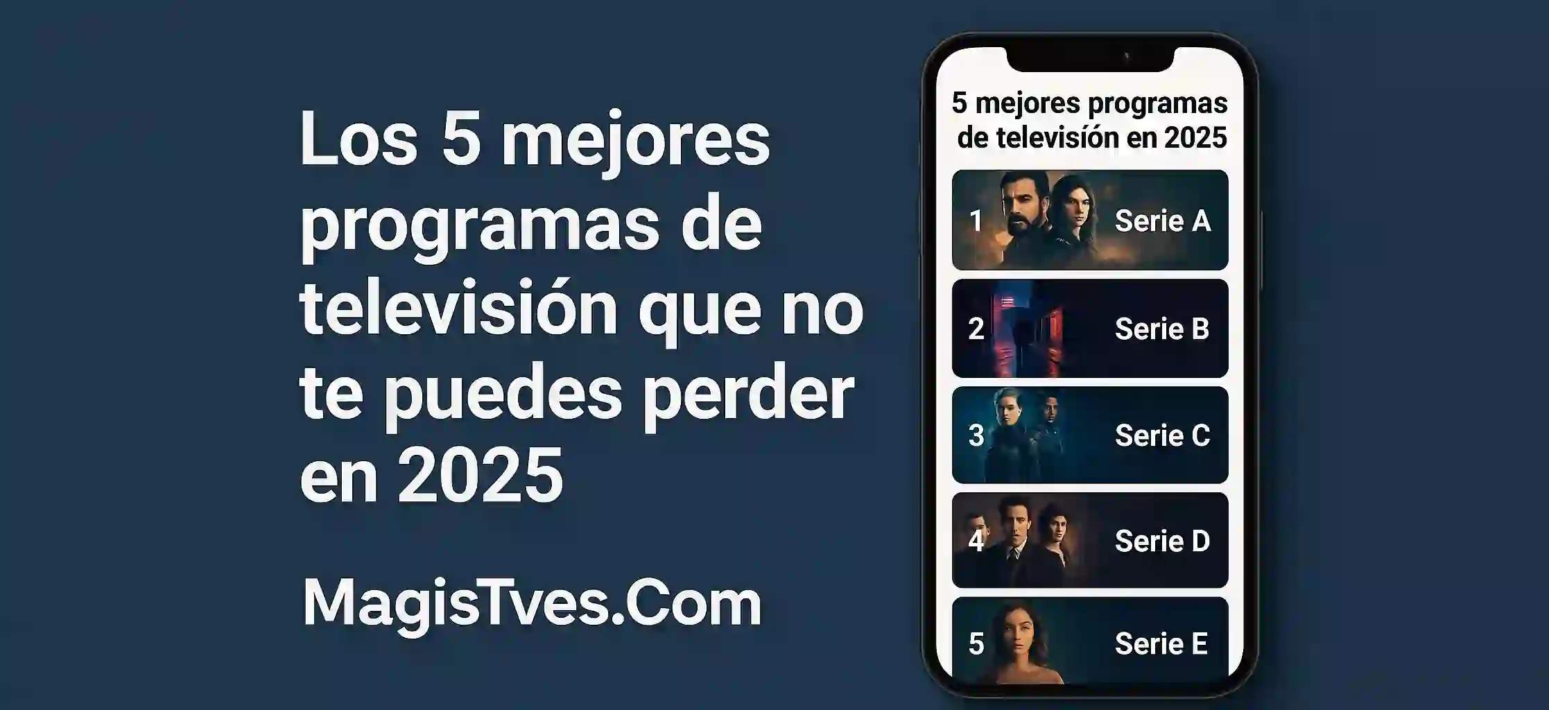 Los 5 mejores programas de televisión que no te puedes perder en 2025