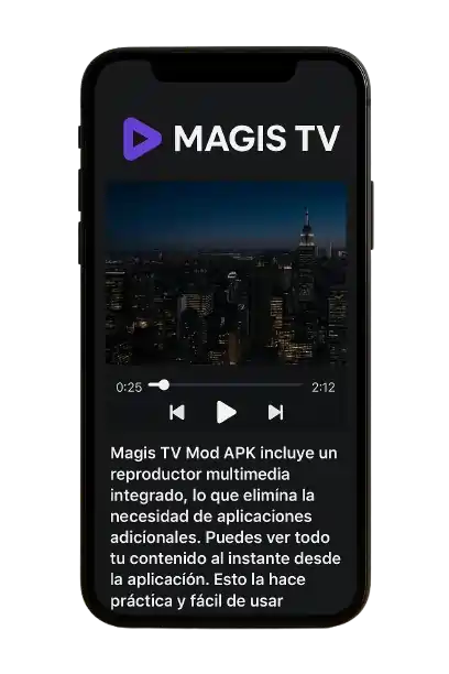 Reproductor multimedia incorporado