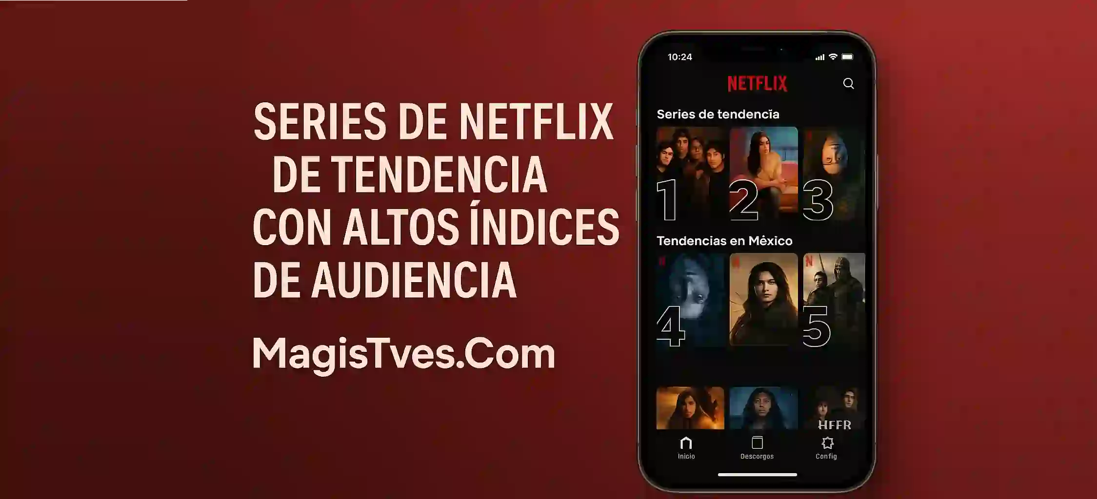 Series de Netflix de tendencia con altos índices de audiencia